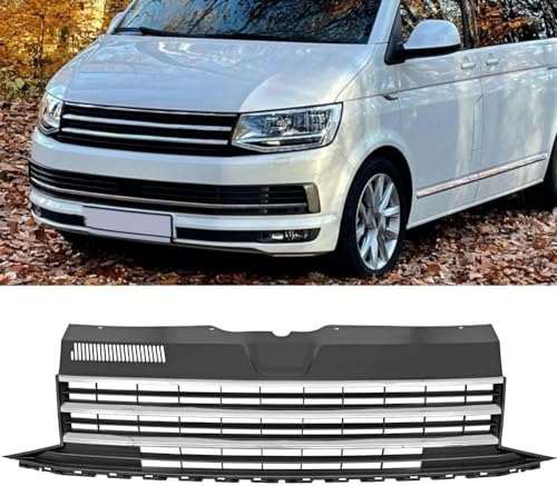 HODGON Coche Rejillas Frontales de Radiador para VW T6 2015-2019, Parrilla Delantera Rejillas Capó Rejilla Car Grill Mesh Duradero