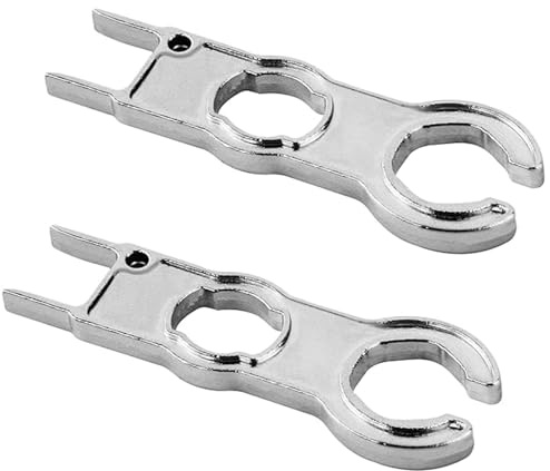 qufzdopv MC4 Werkzeug Schraubenschlüssel, Aluminium Werkzeug Schraubenschlüssel für PV Stecker, Steckbarer Montage Werkzeug für Stecker für Solarpanel-Kabel PV-Systemdraht und Steckverbinder (2PCS)