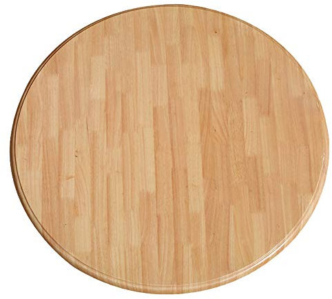 DONGGANSHI Bandeja giratoria de 32/36/40 Pulgadas, Plato Giratorio de Vidrio Lazy Susan, Bandeja de Servicio giratoria Redonda de Madera, Mesa giratoria de Madera Maciza para Cocina y Comedor