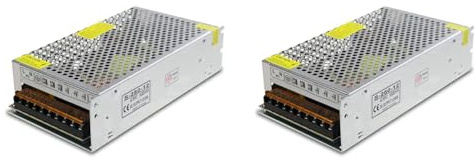 Goufride 2X CC 12V 20A 240W Fuente de Alimentación Transformador Interruptor CA 110V / 220V Una CC 12V 20Amp Adaptador de Conmutación Convertidor LED (20A)