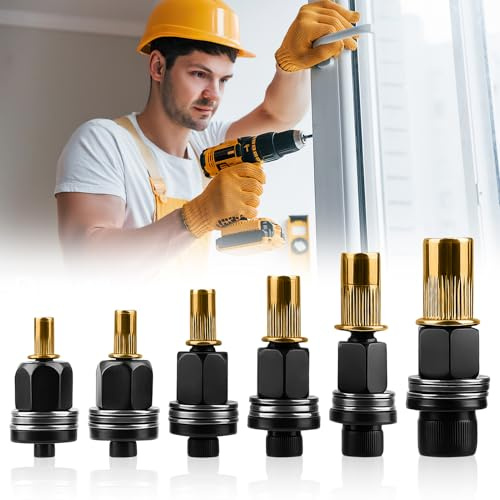 6 Stück Nietmutternzange Set für M3 M4 M5 M6 M8 M10 | Nietmuttern Nieten Set, Einpressmuttern Nietmuttern Set Werkzeug für Gewindeeinsatzzangen, Handnietzangen, Nietmutter Werkzeu