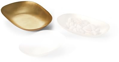 Philippi - BRASS Schälchen -, Handgehämmert, Dekorativ, Messing, für Weihnachtsdekoration, Teelicht, Nüsse und Gebäck (Größe - L)