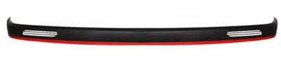 Frontspoiler Für Peugeot 206 Body Kit Auto Spoiler Splitter Diffusor Klappe Sport Stoßstange Außen Teile schürze Lip Front Ansatz Vorne Spoilerlippe(Model 2 RED)