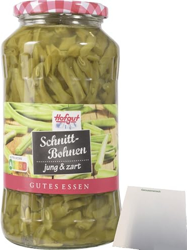 usy Bundle für Hofgut Schnittbohnen (720ml Glas) + usy Block