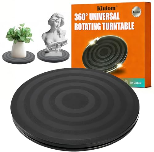 Drehbar Plattform,360 Grad Drehplattform,Drehscheibe Drehbarer Universal,Drehplatte mit Stahlkugellagern Drehplatte Mehrzweck für Laptops Monitor TV Lautsprecher Handwerk Pflanzen Küche (20cm)