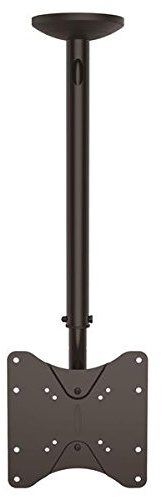 Xantron Supporto TV Soffitto 23-42 Pollici Girevole e Inclinabile | Altezza regolabile 60-85 cm, orientabile a 180°, VESA max 200x200, fino a 25 kg, DEHA-420