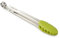 Zeal J141L Silicone Non Stick Kitchen Mini Tongs with Stainless Steel Handle (20cm) -Lime, Green, 20 cm