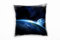 Paul Sinus Art Natur, schwarz, blau, Erde, Weltall, Mond Deko Kissen 40x40cm für Couch Sofa Lounge Zierkissen - Dekoration zum Wohlfühlen