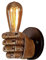 COCOL Wandleuchten Wandlampe Metall Stil Hand Halten Licht Vintage Retro Industrie Innenbeleuchtung Wände Leuchten Schwarz
