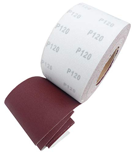 25m KLETT - Schleifpapier Rolle 93mm X 25m Korn P40 Schleifband Schleifrolle Rollenschleifpapier BOHRFUX