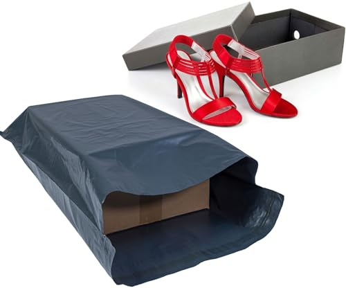 25 sacs d’expédition gris 43×60 cm emballage colis- enveloppe plastique | Idéal vendeurs Vinted | 43x61cm, boîte à chaussures | imperméable, auto-adhésif | chaussures, vêtements, colis | sans scotch