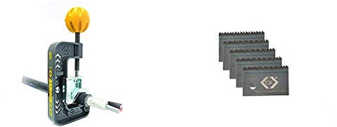 C.K T2250 Cable Stripper, Multi-Colour & T2255 ArmourSlice SWA Cable Stripper Spare Blade Set
