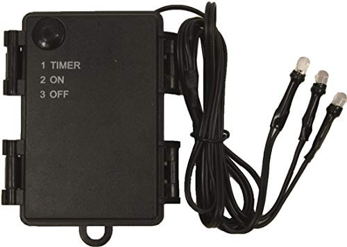 Dekop Krippenzubehör Batteriebox für 3X AA, ON/Off/Timer mit 3 LED, 4,5 Volt, Kabel 1m (44444635283518)