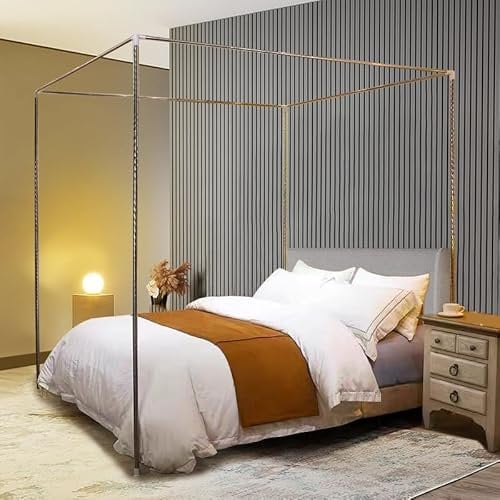 Moskitonetz, Edelstahl, Baldachin, Rahmen/Pfosten, Doppelbett, Queen-Size-Bett (King-Size)