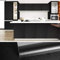 VEELIKE Klebefolie Holzoptik Schwarz 60cm x 900cm Selbstklebende Folie Holz Tapete Vintage Küchentapete Holzoptik Vinyl Schlafzimmer Möbelfolie Tür Holzfolie Tapeten Dekofolie Für Möbel Schränke Wand