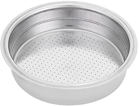 Filtro per caffè in acciaio inossidabile Kuuleyn da a Doppio Strato in Acciaio Inossidabile da pressurizzato Accessori per Macchine da per Uso Domestico Negozio di tè al Latte(for Single Cup)