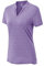 YSENTO Womens Running Golf Top Short Sleeve Gym T-Shirts Ladies Yoga Tennis Slim Fit Polo Shirts(Purple,L)
