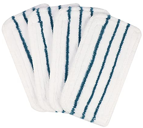 4 PCS Replacement Pads Accessories Compatible with Black+Decker Steam Mop SM1600, SM1610, SM1620, HSM13E1, HSMC1300FX, HSMC1321, HSMC1321APB, HSMC1361SGP, BDH1855SM, BDH1760SM, SMP20 Mop Pads
