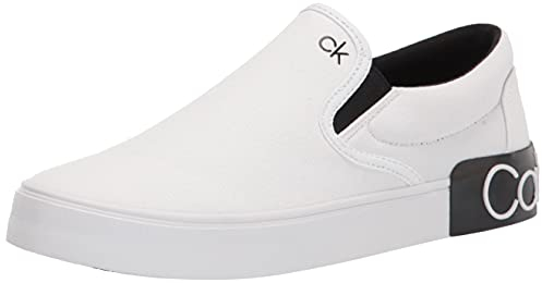Calvin Klein Tenis Ryor para Hombre, White, 45 EU