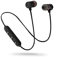 PiniceCore Auricular De Bluetooth Deportes Banda para Cuello Magnético Auriculares Estéreo Inalámbrico Auriculares Metal Auriculares con Micrófono para Todos Los Teléfonos