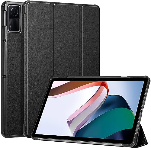 Fintie Hülle für Xiaomi Redmi Pad 10.61 2022 - Ultra Schlank Superleicht Kunstleder Schutzhülle Cover mit Auto Schlaf/Wach Funktion, Nicht für Redmi Pad SE 11 2023 Tablet-PC, Schwarz