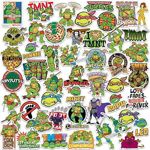 TMNT Teenage Mutant Ninja Turtles 50CT Aufkleber für drinnen und draußen