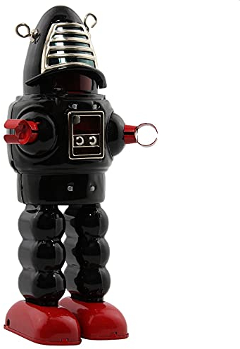 Freak Scene Blech Roboter Replika Mechanical Planet Robot Blechroboter schwarz rot