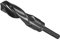 CoCud Réduit Tige Foret Pointe, 25mm Coupe Bord 1/2 Tige, Nitrure Enduit Haut Vitesse Acier 9341 Tordu Foret Forage - (Applications: pour Inox Acier Metal Bois)
