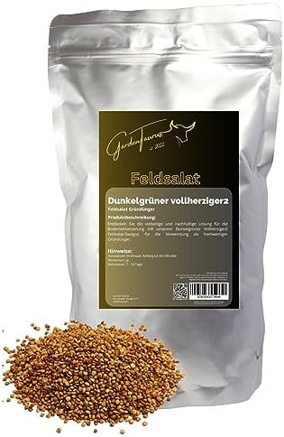 GardenTaurus® Feldsalat essbarer Gründünger, Inhalt für 25m², erzeugt viel Blattmasse, ideal als Gründüngung und zur Ernte, essbarer Salat (25m²)