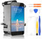 Yodoit für iPhone 7 Bildschirm Ersatz mit Home -Taste Display Digitizer Full Assembly Schwarzer LCD mit Home -Taste, Frontkamera, Ohrhörer -Lautsprecher mit Reparaturwerkzeugkit und Schutzfilm