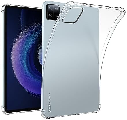 ZhaoCo Soft Clear TPU Case for Xiaomi Pad 6/Xiaomi Pad 6 Pro 11 inch Tablet 2023, Lightweight Full Protection Air-Corners Shockproof Dropproof Cover