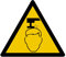 W158 - Achtung Kopf - Warnschild - Maße wählbar - Norm ISO 7010