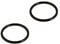 Bestway® Ersatzteil-Set Dichtung (schwarz / 2 Stück) für Ø 32 mm Schläuche