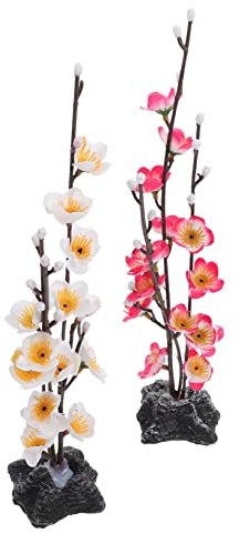 DECHOUS Japanische Dekoration Sushi Sashimi Kunststoffblumen 2stücke mit Elegantem Design ohne Pflegeaufwand für Japanische Restaurants