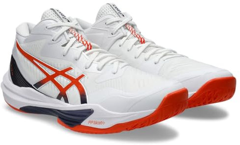 ASICS Herren Sky Elite FF 3 MT Sneaker, White/NOVA ORANGE, 46 EU