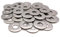 Arandelas de metal M4 acero inoxidable Ø exterior 14 mm | Arandela plana ancha M4x14mm | Acero inoxidable A2 (V2A/304) estándar NFE 25514 L | Madera/Metal/Tuercas/Tornillos/etc: Lote de 50 unidades -