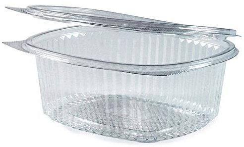VEPATIM 50 Feinkostbecher oval klar mit Deckel 500 ml (PET)