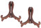 FUNOMOCYA Supporto Espositivo in Legno da 2 Pezzi Base per Espositori da Tavolo per Piatti Decorativi E Cornici Piccole