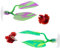 SLSON Betta Hamac Feuille de Lit, Tapis du Repos,Aquarium Decoration Plantes,Décoration de Réservoir à Poisson en Matériau Doux Silicone,Ventouse Forte, Pas Facile à Déplacer