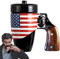 Revolver Kaffeetasse, Pistole Tasse, Kaffeetasse Mit Revolvergriff, Cappuccino Tassen, 200ml Revolver Kaffeebecher, Coole Tassen Für Männer, Geburtstag Vatertag Geschenk Für Papa