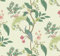 Fiula Selbstklebende Tapete 44CMx3M Klebefolie Möbel Blumen Vögel Mustertapete Khaki Blätter Möbelfolie Wandtapete Wasserdichte Klebetapete Wohnzimmer Schlafzimmer Vinly Wrap Vintage Wallpaper