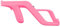 OSTENT Attachement pour pistolet à lumière pour Nintendo Wii/Wii U Télécommande Nunchuck Zapper Jeux de tir, Couleur Rose