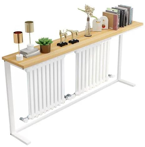 Radiator Shelf Metal Radiator Covers Sofa Table Behind Couch with Top Storage for Foyer Hallway Living Room(80x80x20cm/31x31x8in)