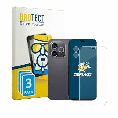 BROTECT 3 Stück Schutzglas für Honor 600 Lite (Display+Kamera) Schutzfolie Panzer Folie Glas[Extrem Kratzfest, Anti-Fingerprint, Ultra-Transparent]