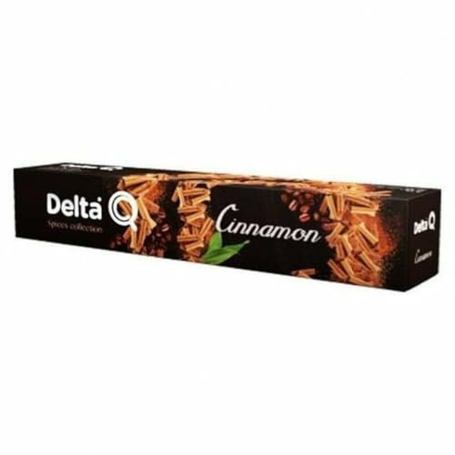 DELTA Q Cinnamon, 10 Cápsulas Espresso con Canela