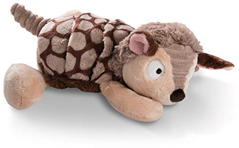 NICI Kuscheltier Armin liegend, Gürteltier Plüschtier für Jungen, Mädchen & Babys, Flauschiges Stofftier zum Spielen, Sammeln & Kuscheln, Süßes Schmusetier ab 12 Monaten I 45259, beige/weiß, 30 cm