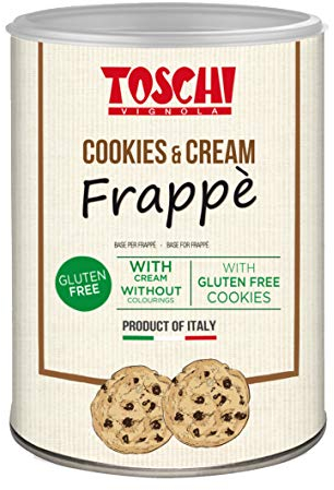 Frappè al Biscotto e Panna Toschi, base in polvere 1,2 Kg per la preparazione di 25/50 Bicchieri di Frappè
