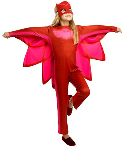 Funidelia Offizielles Eulette PJ Masks Kostüm für Mädchen, Enthält Overall, Flügel und Maske, Größe 3-4 Jahre, Catboy - Kostüm für Kinder für Partys, Karneval und Halloween