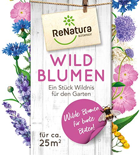 Greenfield ReNatura Wildblumen Blumen Samen 0,275 kg für ca. 25m²