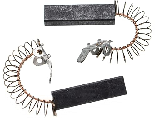 vhbw 2x Balais de charbon pour moteur 37 x 10 x 6,3mm remplacement pour Miele 1842480, 3026790 pour machine à laver